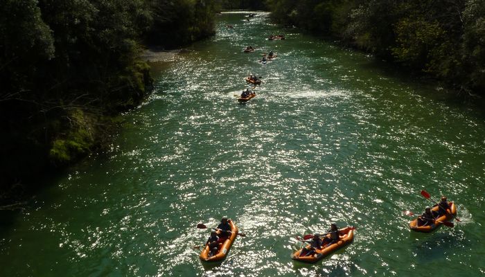 Por el Cañón del Ebro en Canoa, Kayak y Open Kayak